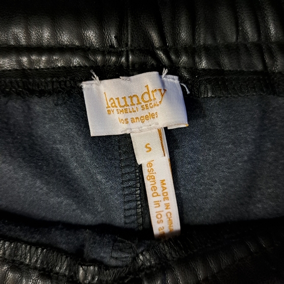 Laundry By Shelli Segal Black Faux Leather Pants - Picture 7 of 11